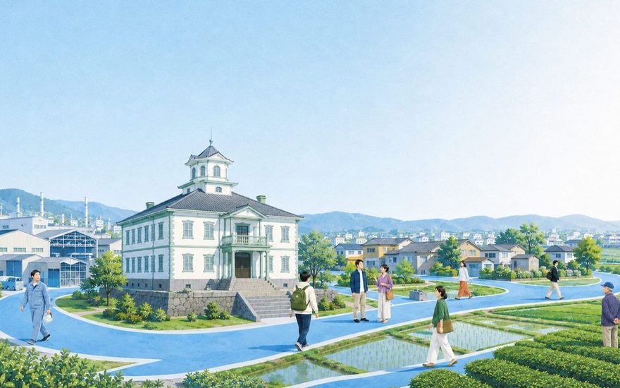 いわた就労支援連絡会のイラスト